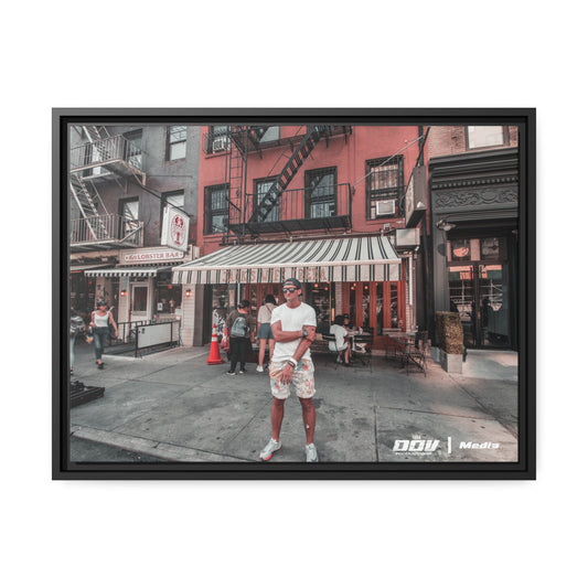 Casey Neistat Matte Canvas, Black Frame