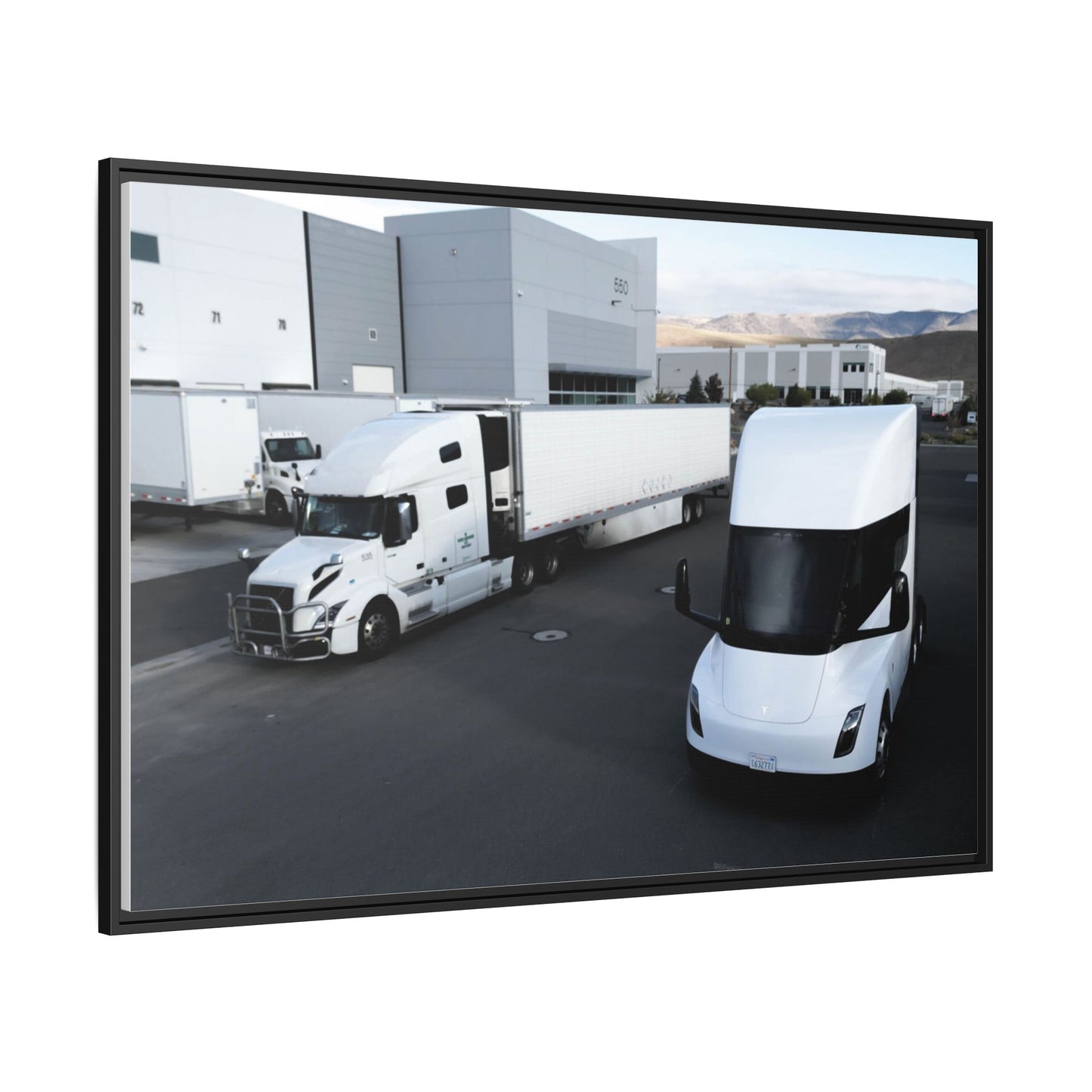 Matte Canvas, Black Frame