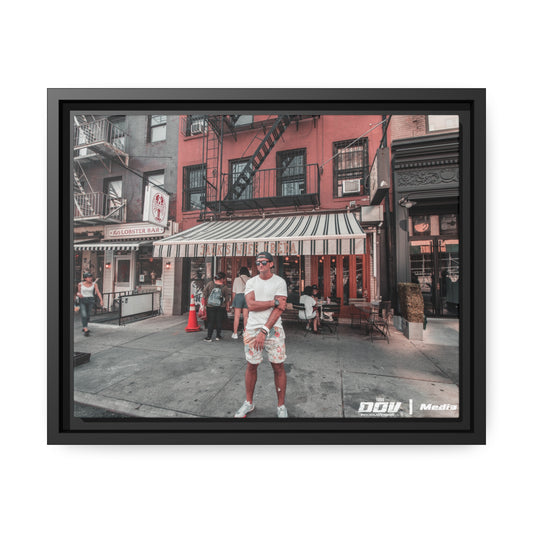 Casey Neistat Matte Canvas, Black Frame