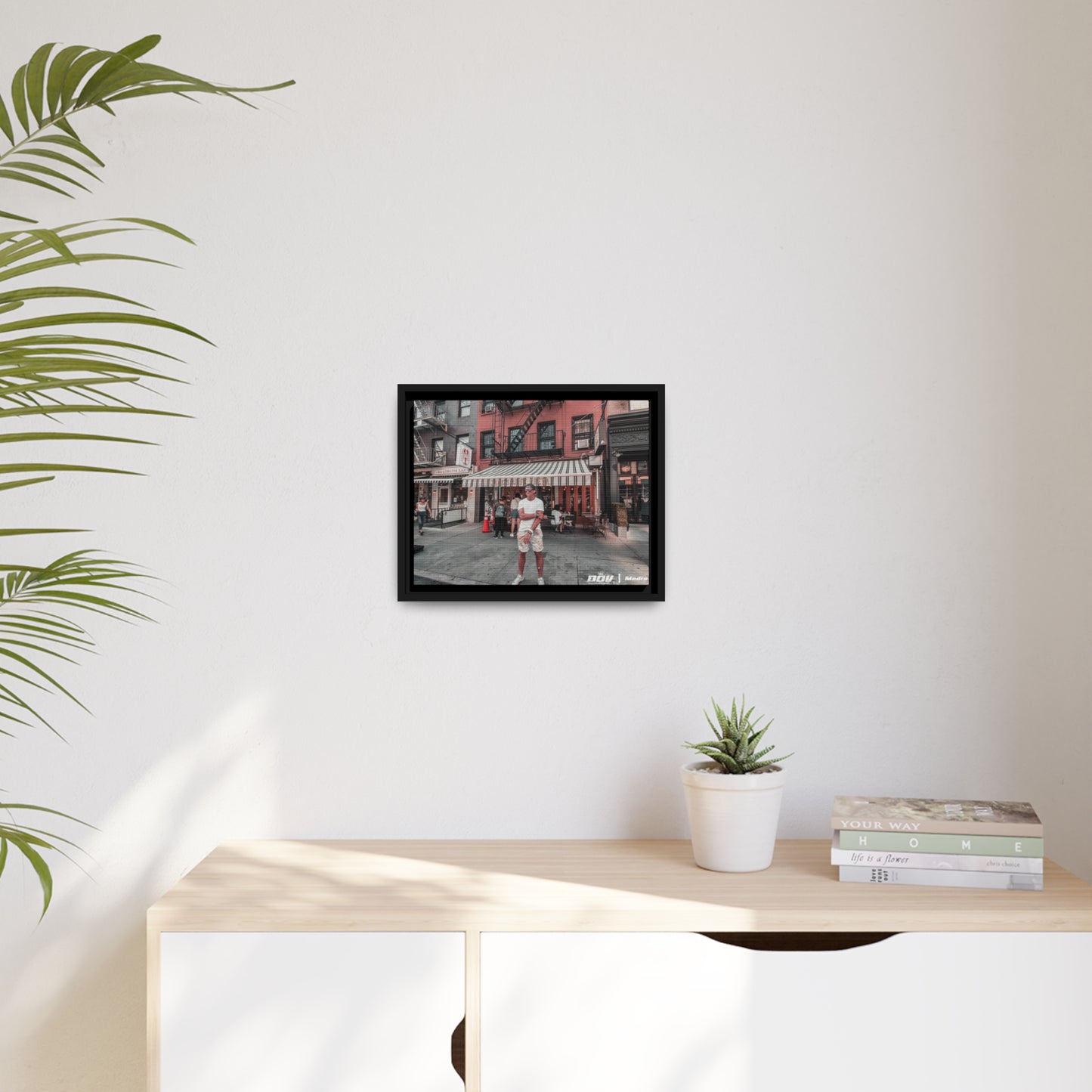 Casey Neistat Matte Canvas, Black Frame