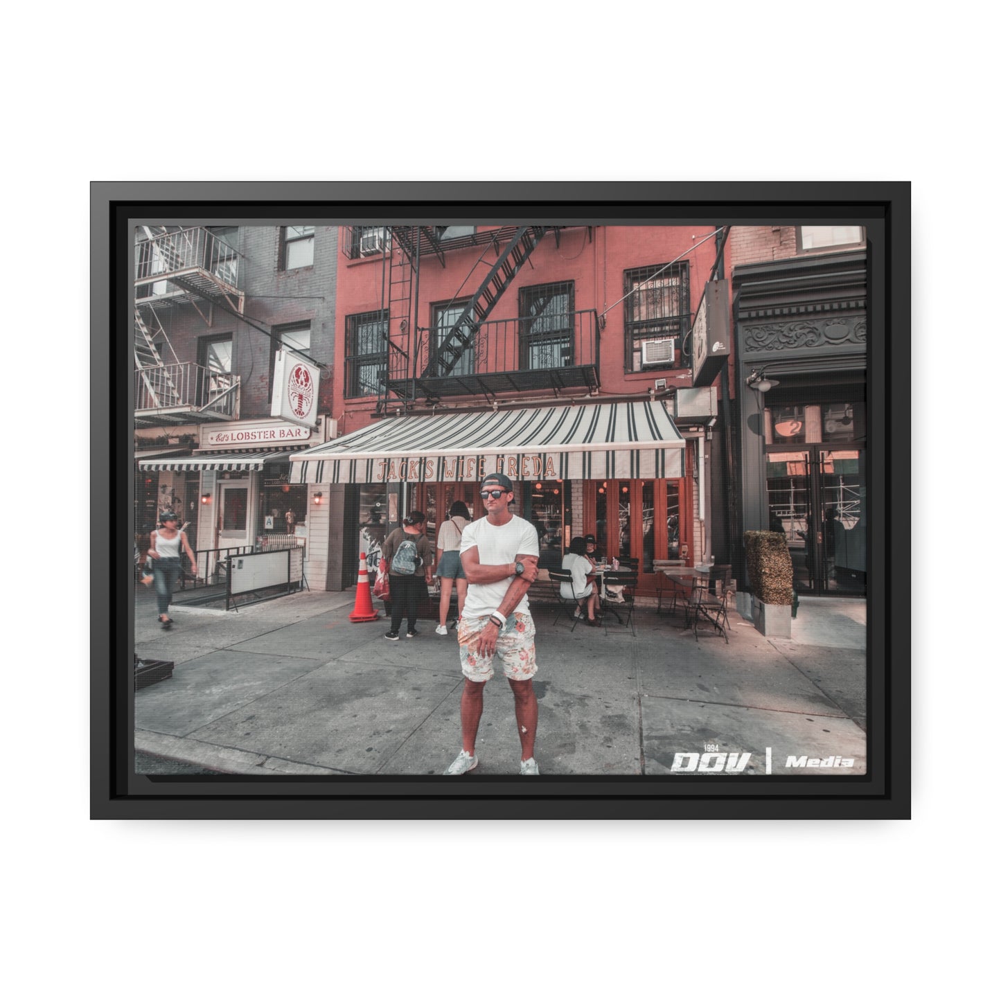 Casey Neistat Matte Canvas, Black Frame