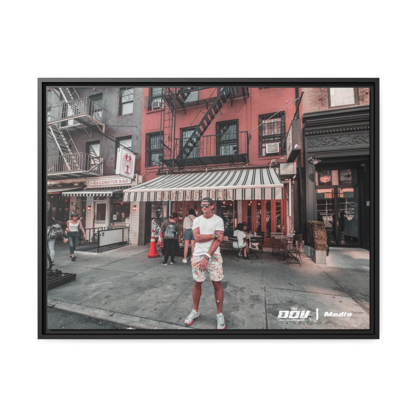 Casey Neistat Matte Canvas, Black Frame