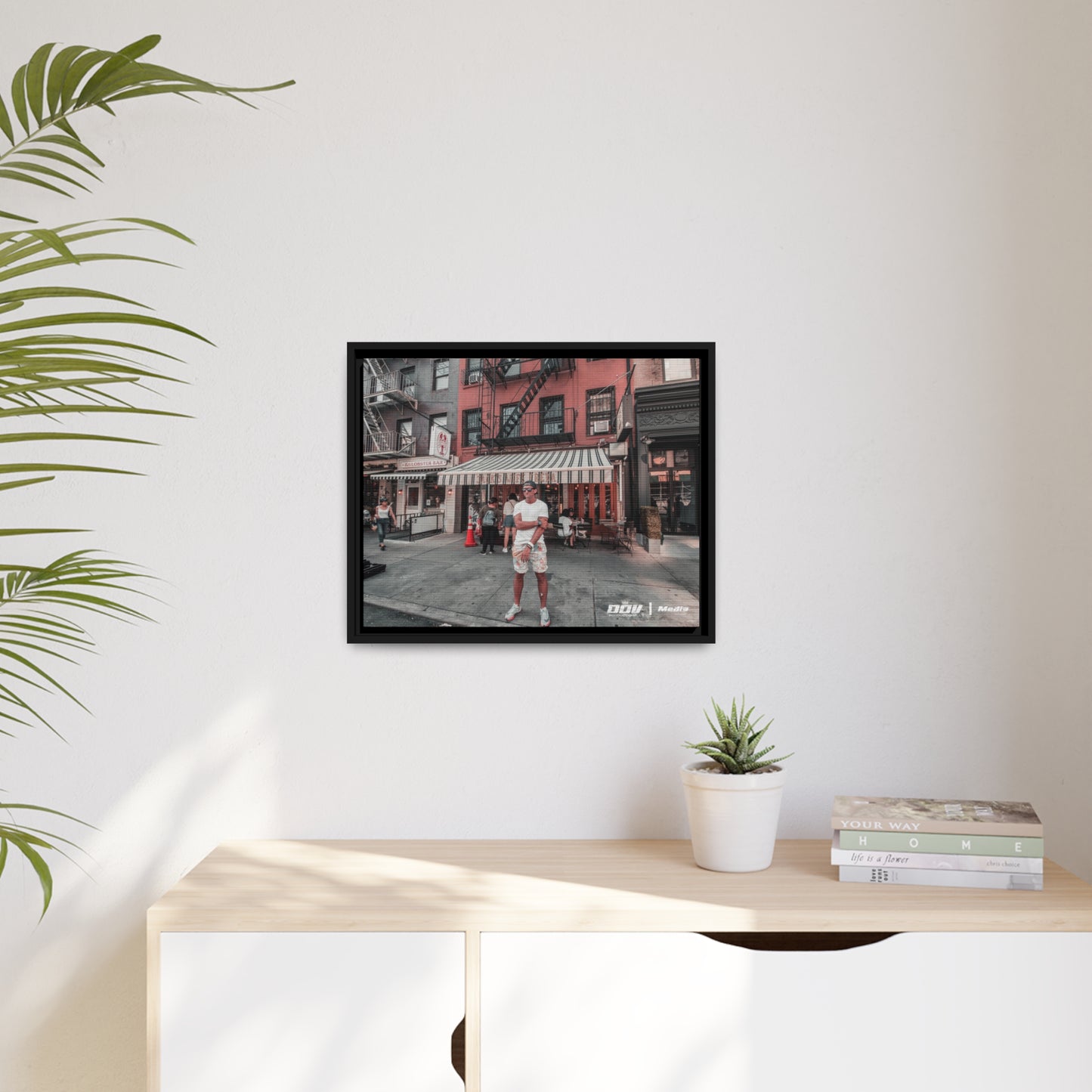 Casey Neistat Matte Canvas, Black Frame